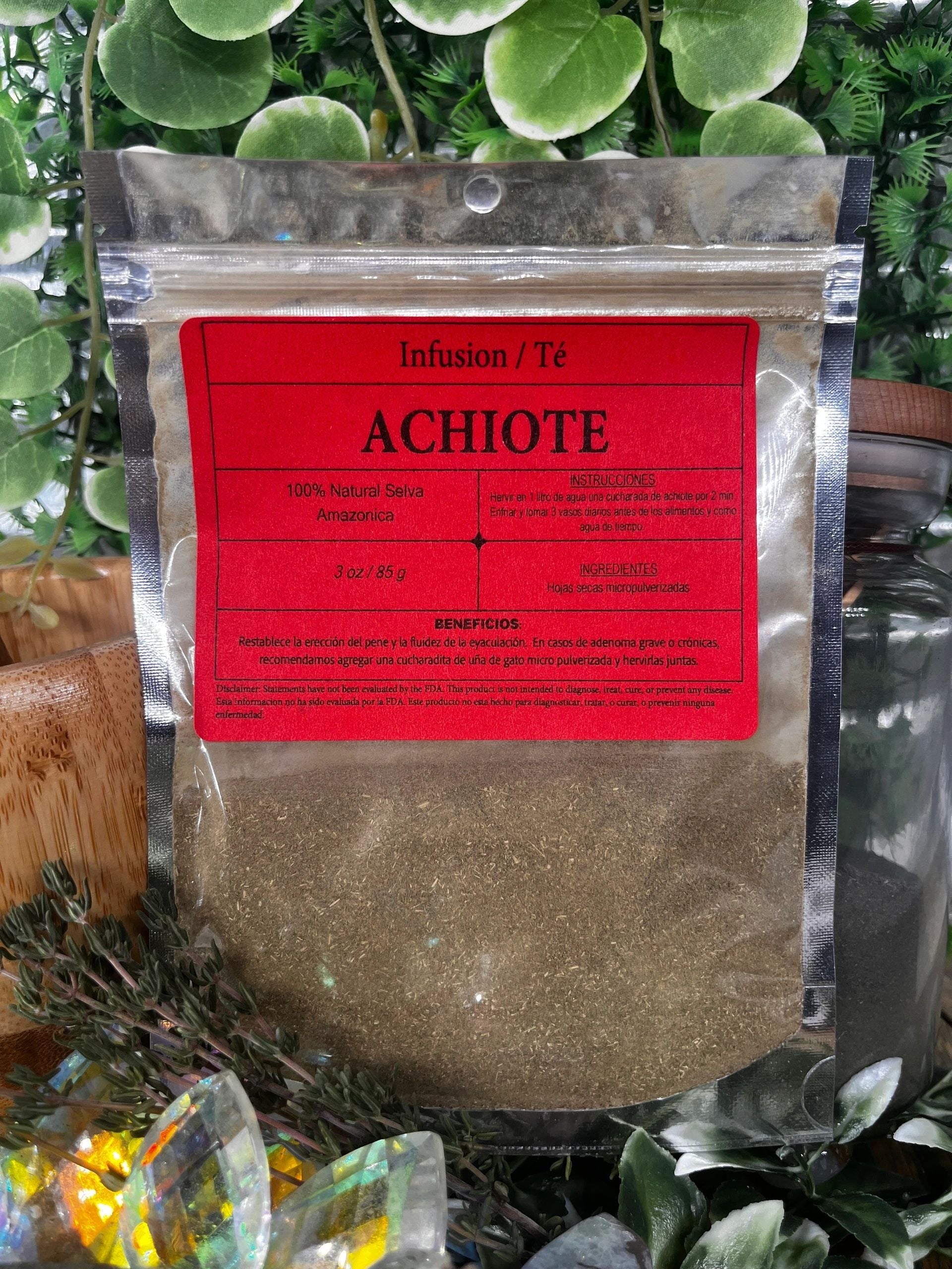 Achiote – Herbal Support for Prostate and Urinary Health Bixa Orellana L.- Achiote – Apoyo Herbal para la Próstata y el Sistema Urinario Herbal Supplement 1 oz