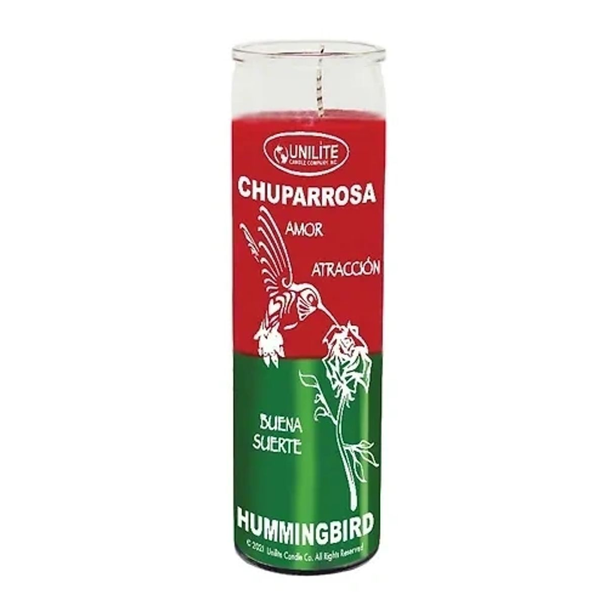 Chuparrosa / Humming Bird Candle Dressed and Blessed Candle