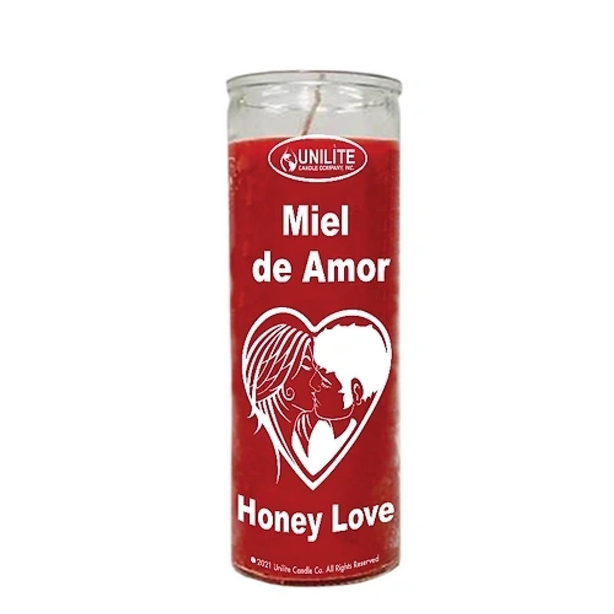 Miel De Amor Vela Preparada / Honey Love Candle Dressed Blessed Candles