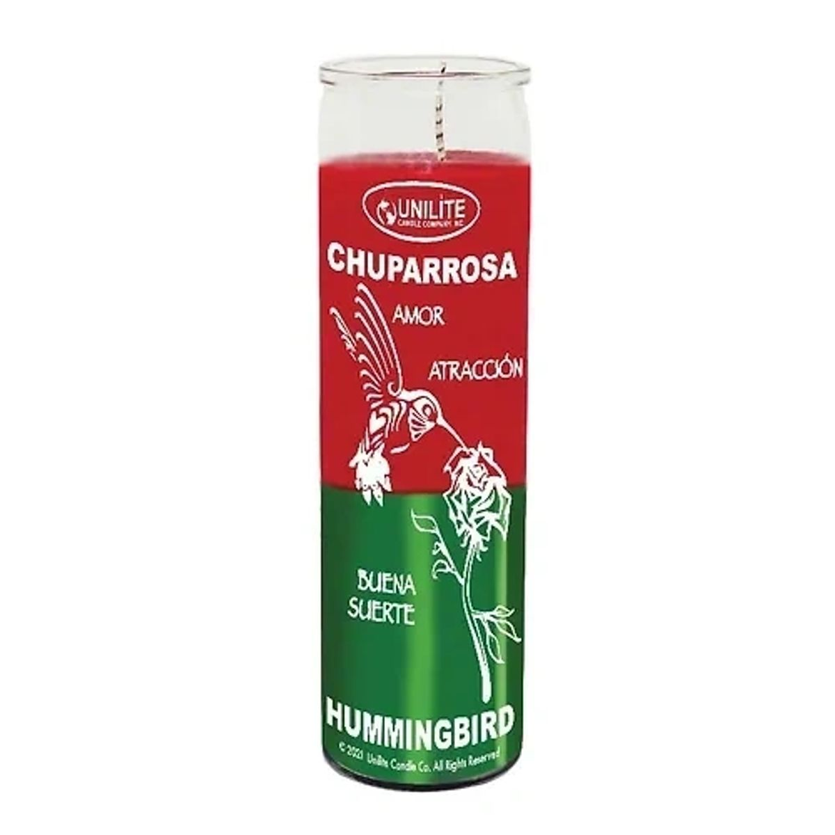 Chuparrosa / Humming Bird Candle Dressed and Blessed Preparada