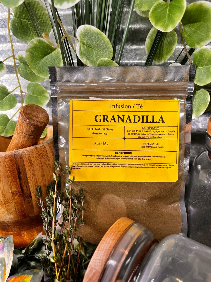 Granadilla - Passion Fruit - Passiflora Edulis - Herbal Tea 1 oz