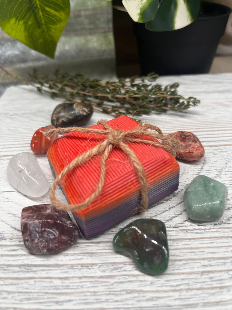 Handmade Soap 7 Chakras -Jabón Artesanal 7 Chakras