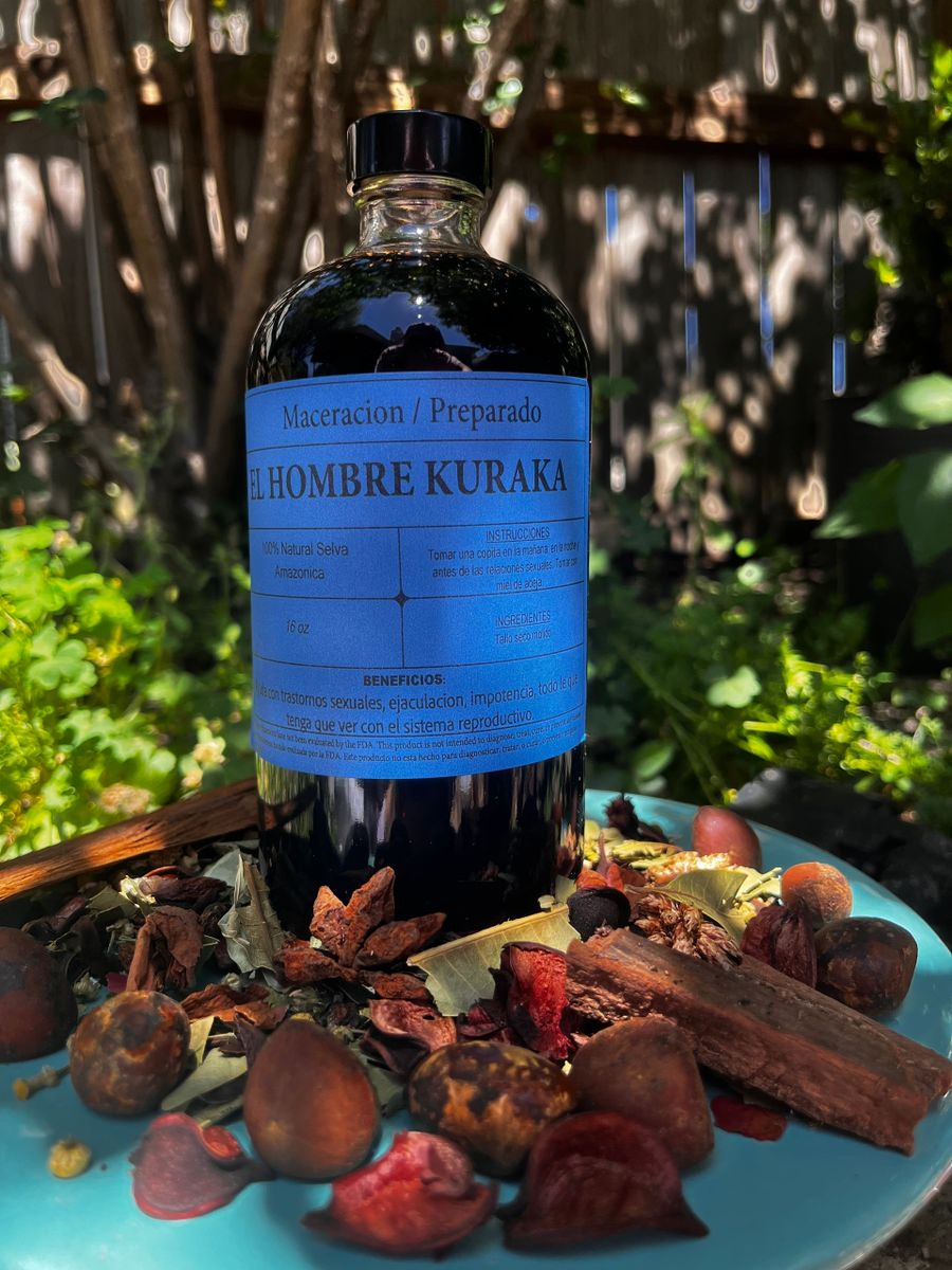 Hombre Kuraka Maceracion - Man from the Kuraka Tribe Maceration - Herbal Maceration 16 oz
