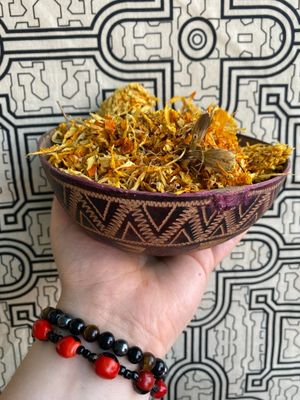 CalŽndula - Calendula, Flor de Muerto, Cempasuchil, CalŽndula Mexicana Calendula Officinalis - 2 oz