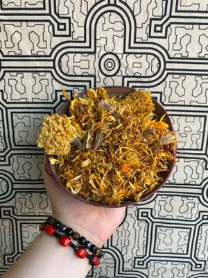 CalŽndula - Calendula, Flor de Muerto, Cempasuchil, CalŽndula Mexicana Calendula Officinalis - 2 oz